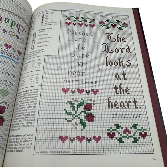 Leisure Arts Let Us Pray Cross Stitch Pattern Book - Picture 5 of 6
